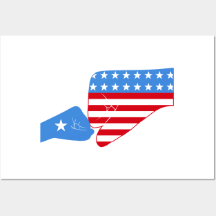 UK & Somalia Baby Fist Bump Patriot Flag Series Posters and Art